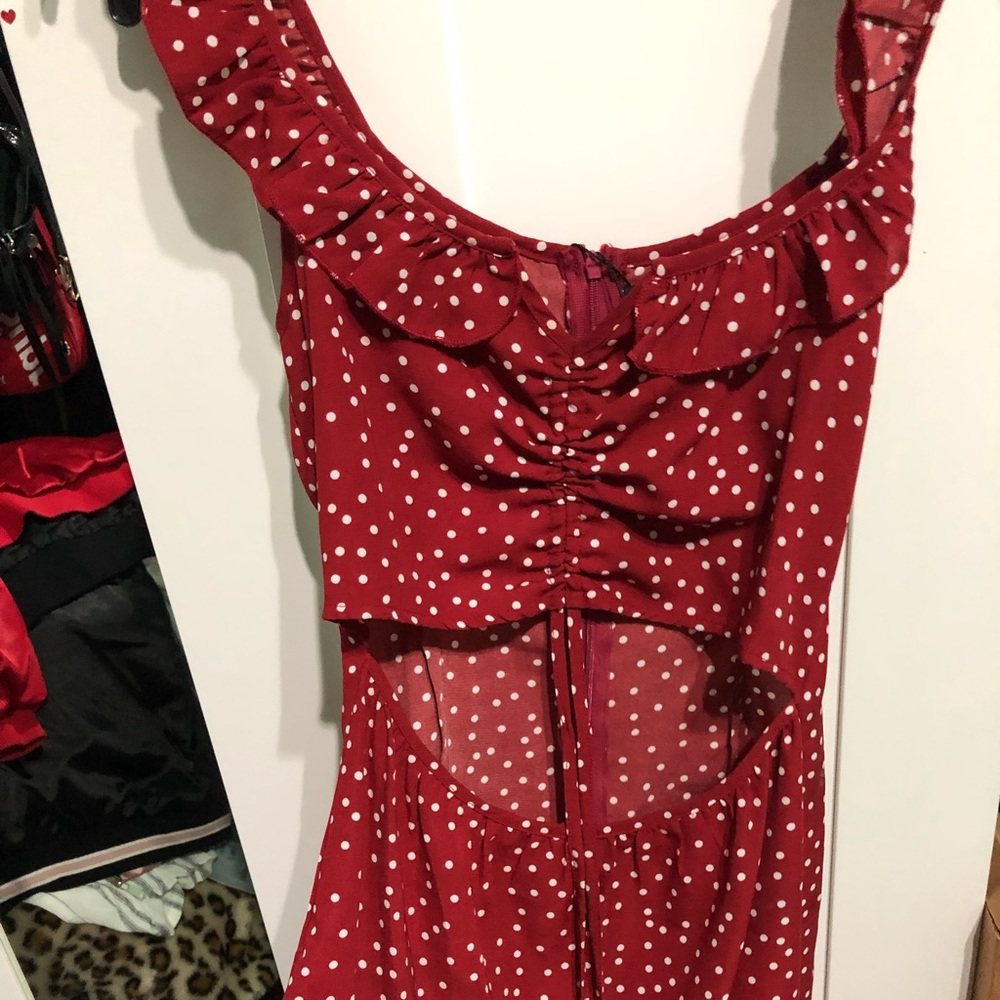 Nasty Gal Polka Dot Dress